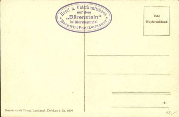 Weipert Tschechien Unterkunftshaus Bärenstein – Bild 2