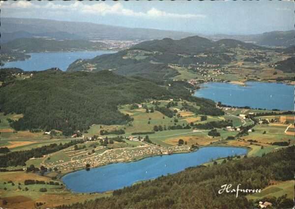 Woerthersee Fliegeraufnahme Hafnersee Keutschachers
