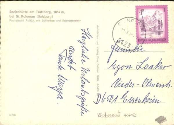 St Koloman Enzianhütte Trattberg – Bild 2