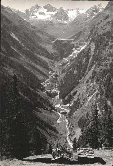 Silvretta Hochalpenstrasse Fermuntstausee