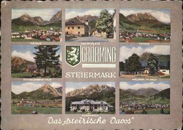 Groebming Steiermark Hauptplatz Michaelerberg Haus Kuranstal