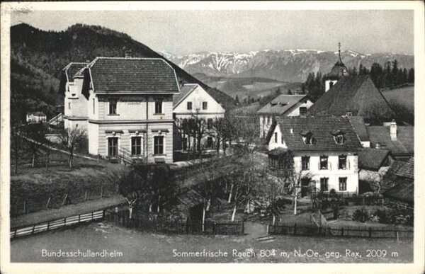 Raach Hochgebirge Bundesschullandheim