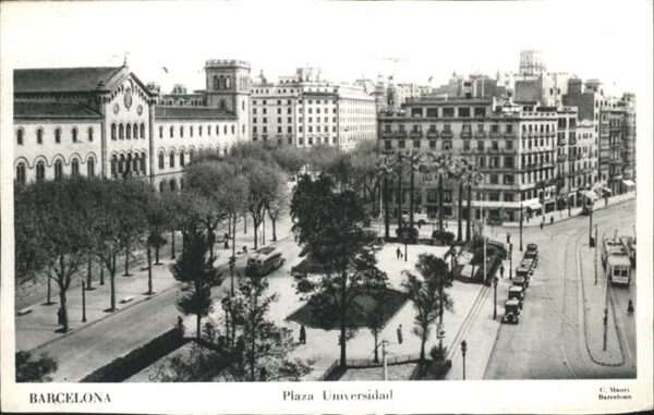 Barcelona Cataluna Plaza Universidad