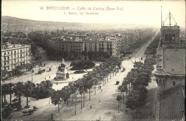 Barcelona Cataluna Calle de Cortes