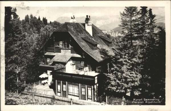 Semmering Niederoesterreich Pension Alpenheim
