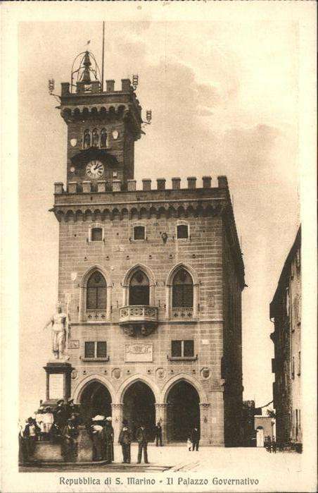 San Marino Repubblica Il Palazzo Governativo