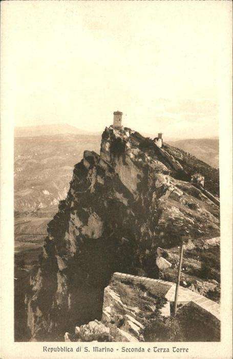 San Marino Repubblica Seconda e Terza Torre