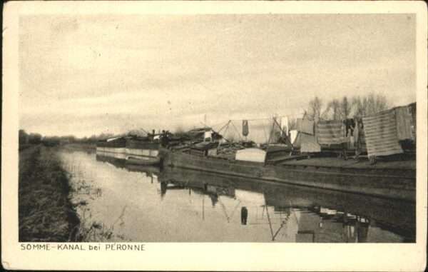 Peronne 80 Somme Kanal bei Peronne