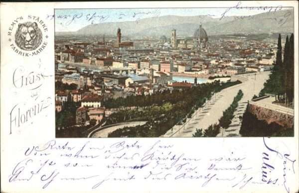 Firenze Florenz Vista Generale