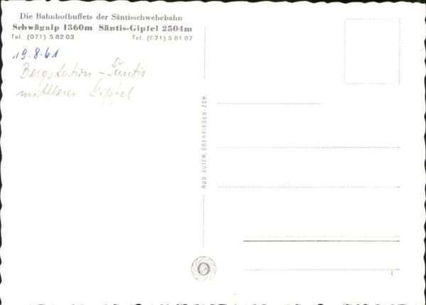 Schwaegalp AR Säntisgipfel – Bild 2