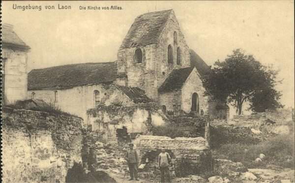 Laon Aisne Kirche von Allies
