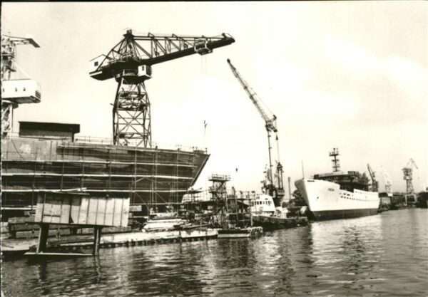 Stettin Szczecin Pommern Stocznia Szczecinska Containerschiff