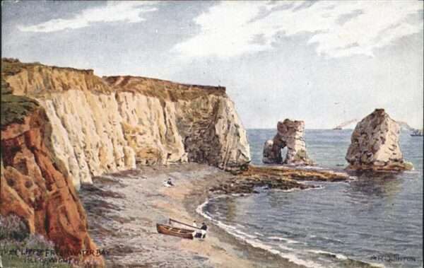 Isle of Wight UK Clipps of Freshwater Bay