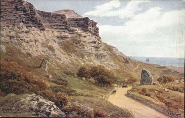 Isle of Wight UK Undercliff