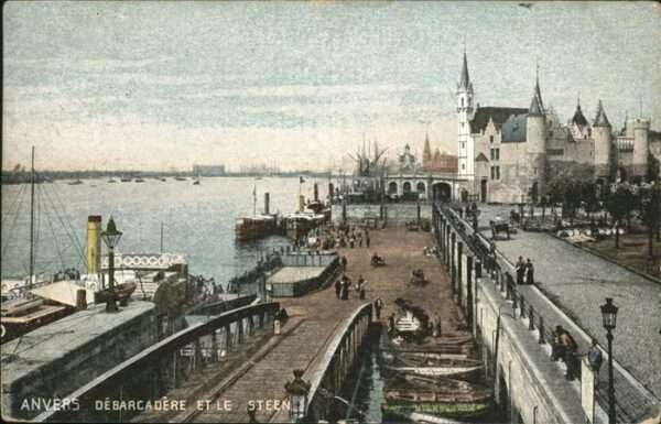 Anvers Antwerpen Bebarcadere et le Stehen