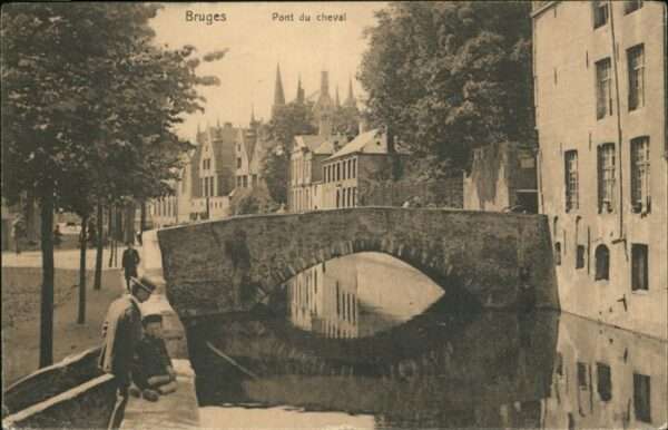 Bruges BRUGGE Belgie Pont de Cheval