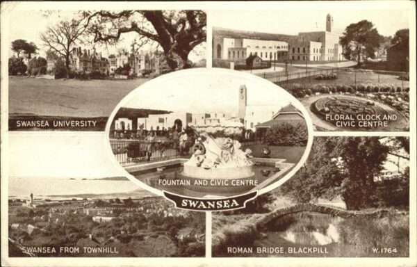 Swansea University
Townhill
Roman Bridge
Bla
