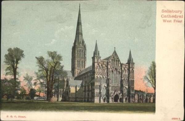 Salisbury Wiltshire Cathedral West Front