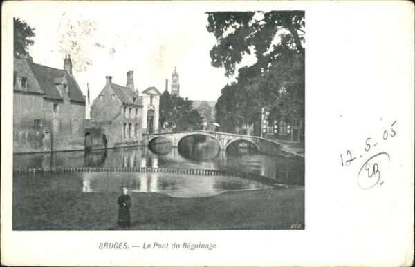 Bruges BRUGGE Belgie Pont du Beguinage