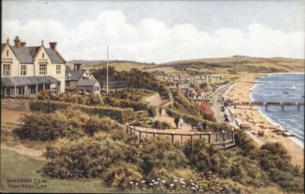 Isle of Wight UK West Cliff