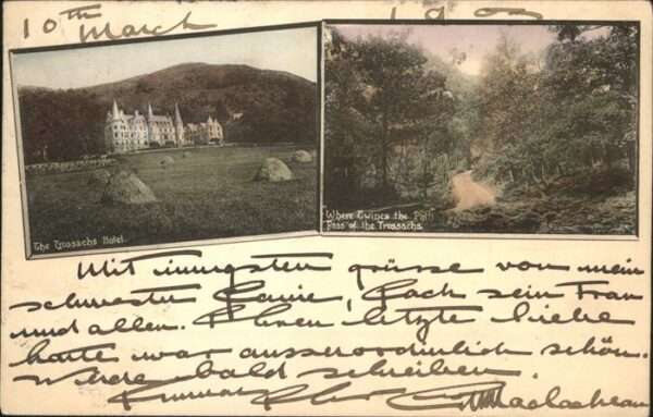 Glasgow Trossachs Hotel
Pass of the Trossachs