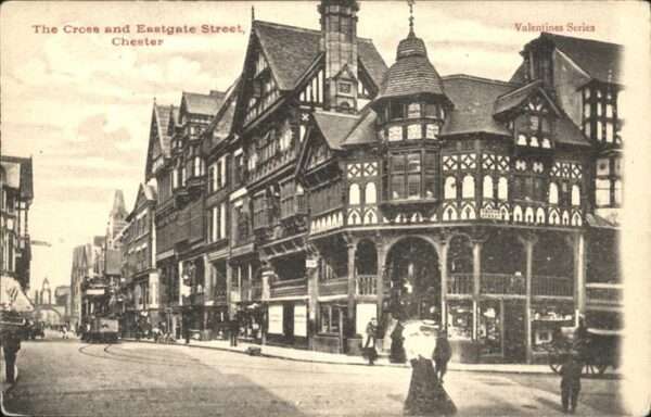 Chester Chester-le-Street Cross and Eastgate Street