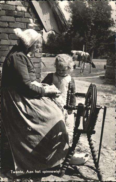 Spinnen Handwerk Spinnrad Twente