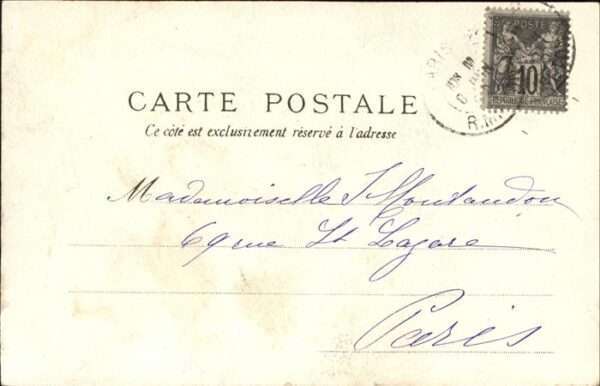 Exposition Universelle Paris 1900 Palais Economie Schiff – Bild 2