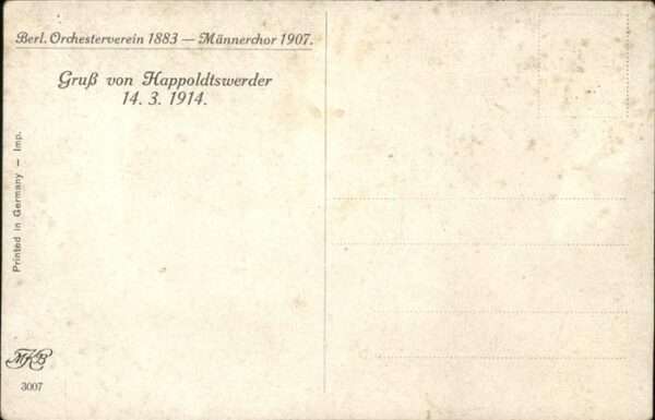 Musikanten Berliner Orchesterverein Männerchor Hun – Bild 2