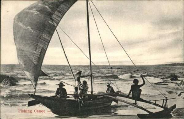 Fischerei Fishing Canoe Segelboot