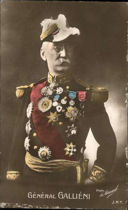 Soldatenportrait General Gallieni