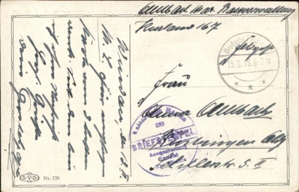 Kuenstlerkarte Carl Streller steinerne Brücke – Bild 2