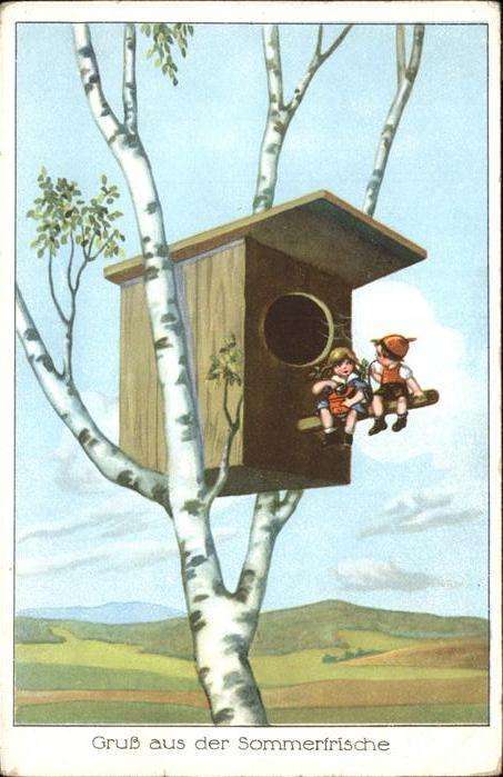 Sommer Vogelhaus kinder