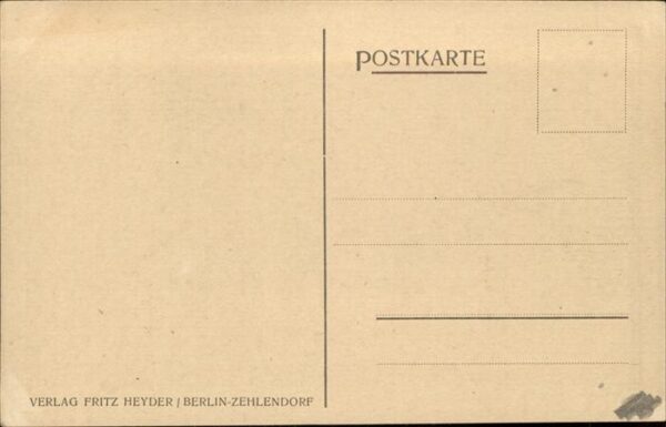 Kuenstlerkarte Carl Weidemeyer Schmetterling – Bild 2