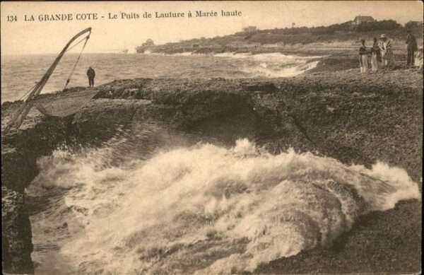 Saint-Palais-sur-Mer Lauture Maree haute Fischernetz