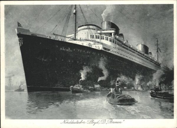 Dampfer Oceanliner Deutscher Lloyd Bremen