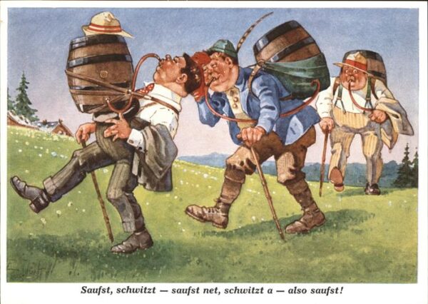 Wandern Fässer