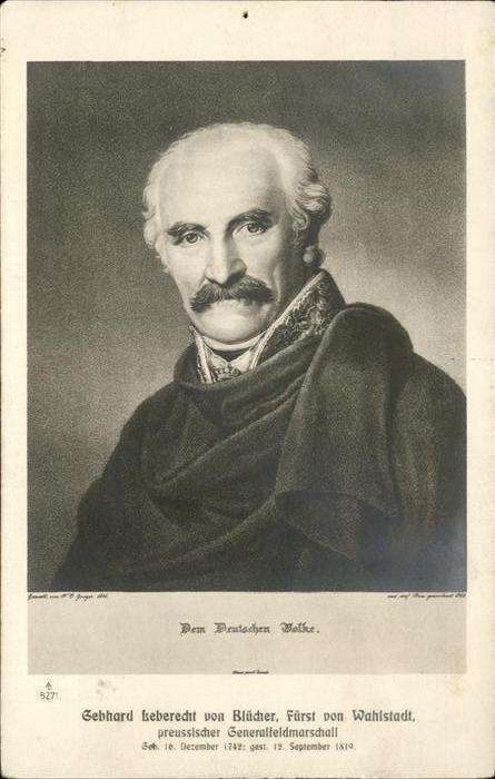 Generaele Gebhard Leberecht v Blücher