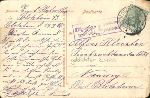 Artillerie Sturmangriff Pickelhaube Gewehr – Bild 2