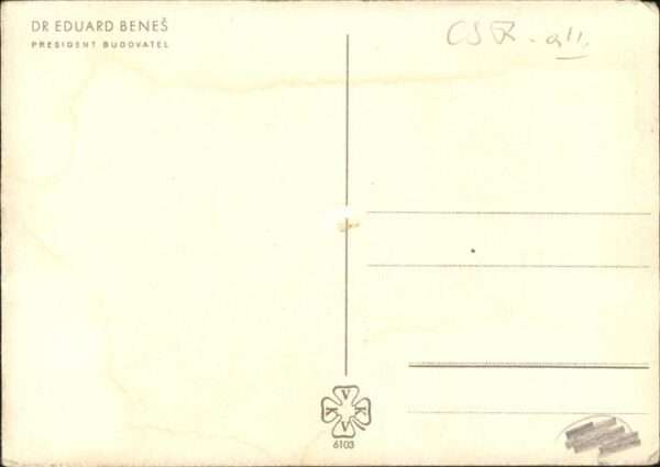 Persoenlichkeiten Dr Eduard Benes – Bild 2