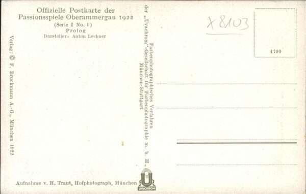 Passionsspiele Oberammergau Prolog Nr 1 – Bild 2