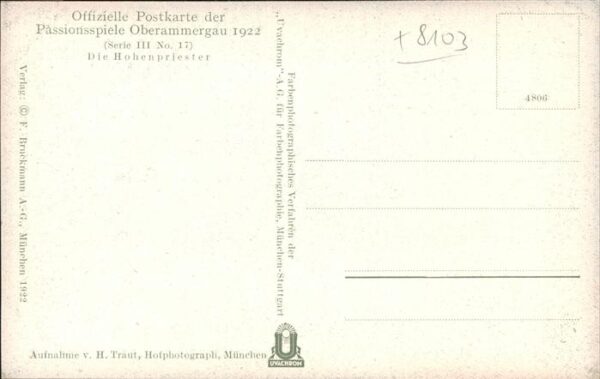 Passionsspiele Oberammergau Hohenpriester No 17 – Bild 2