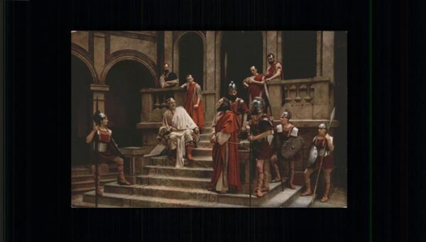 Passionsspiele Oberammergau Jesus vor Pilatus No 18