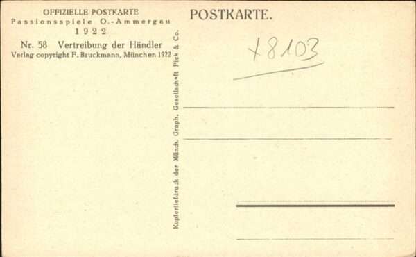 Passionsspiele Oberammergau Vertreibung der Händler Nr 58 – Bild 2