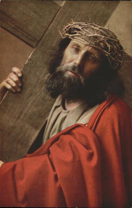 Passionsspiele Oberammergau Jesus Kreuztragend Nr 7