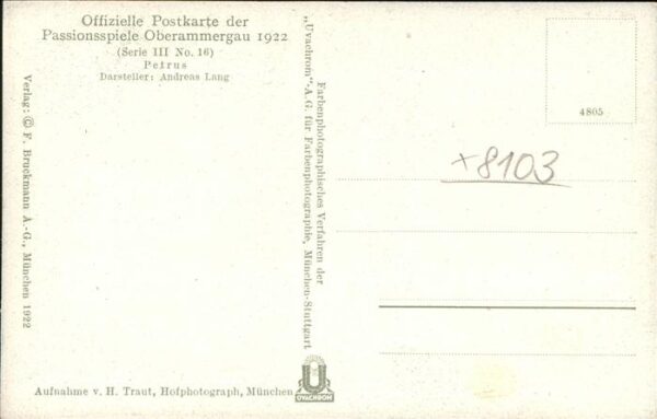 Passionsspiele Oberammergau Petrus Nr 16 – Bild 2