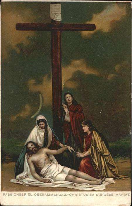 Passionsspiele Oberammergau Christus im Schosse Maria