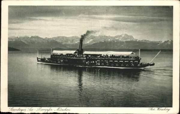 Dampfer Binnenschifffahrt München Starnbergersee