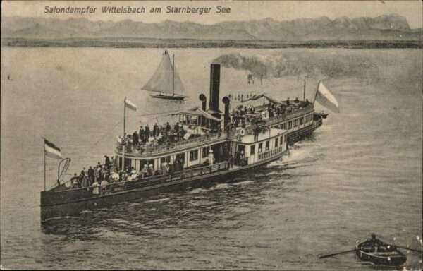 Dampfer Binnenschifffahrt Wittelsbach Starnbergersee