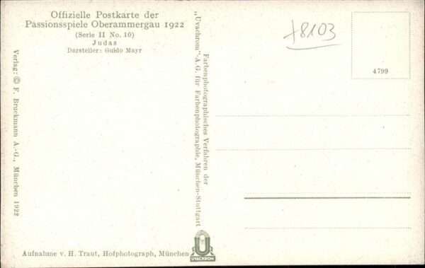 Passionsspiele Oberammergau Judas Nr 10 – Bild 2
